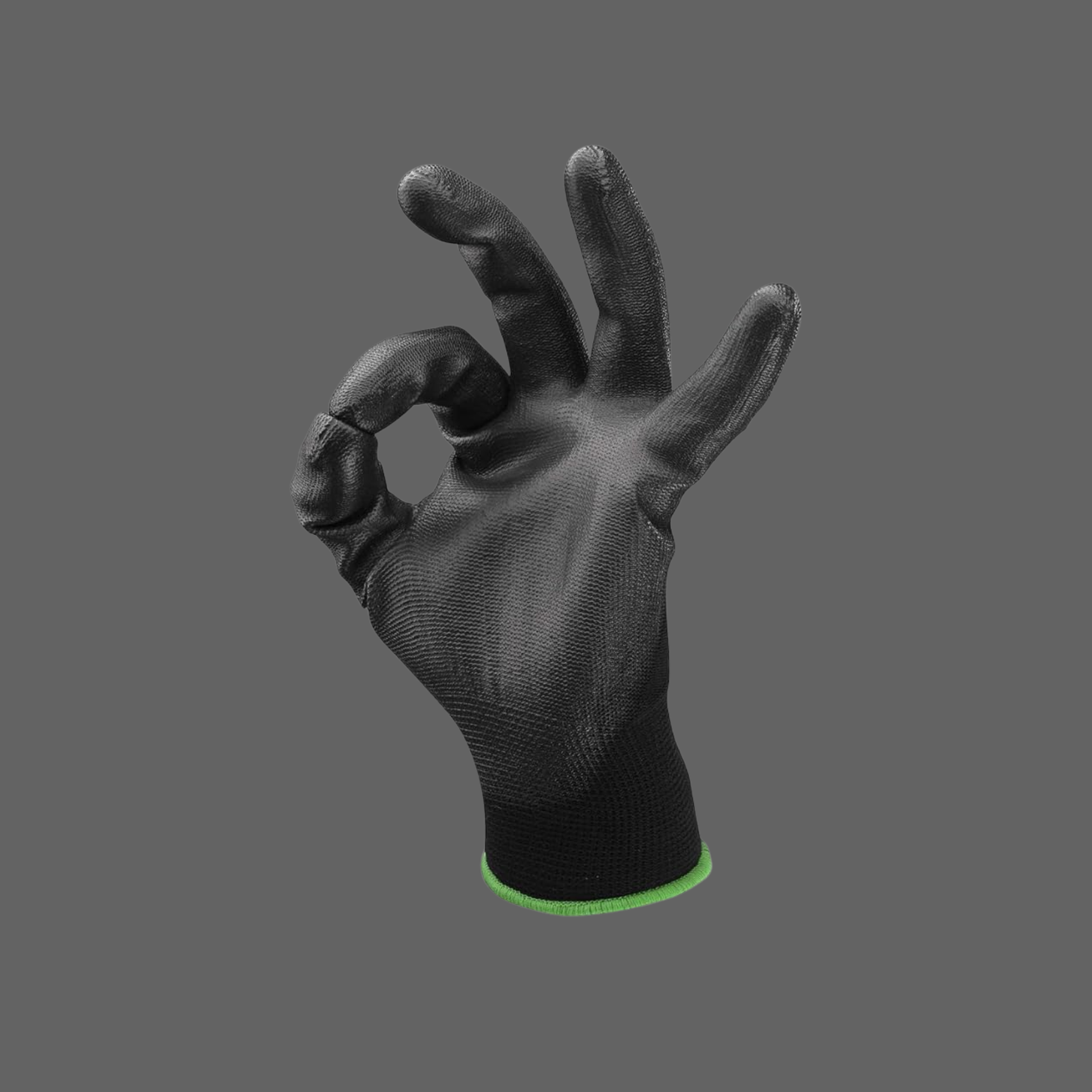 Profi PU-Arbeitshandschuhe im Set - Arbeitshandschuhe Schwarz